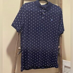 NWOT Ralph Lauren men’s polka/dot polo